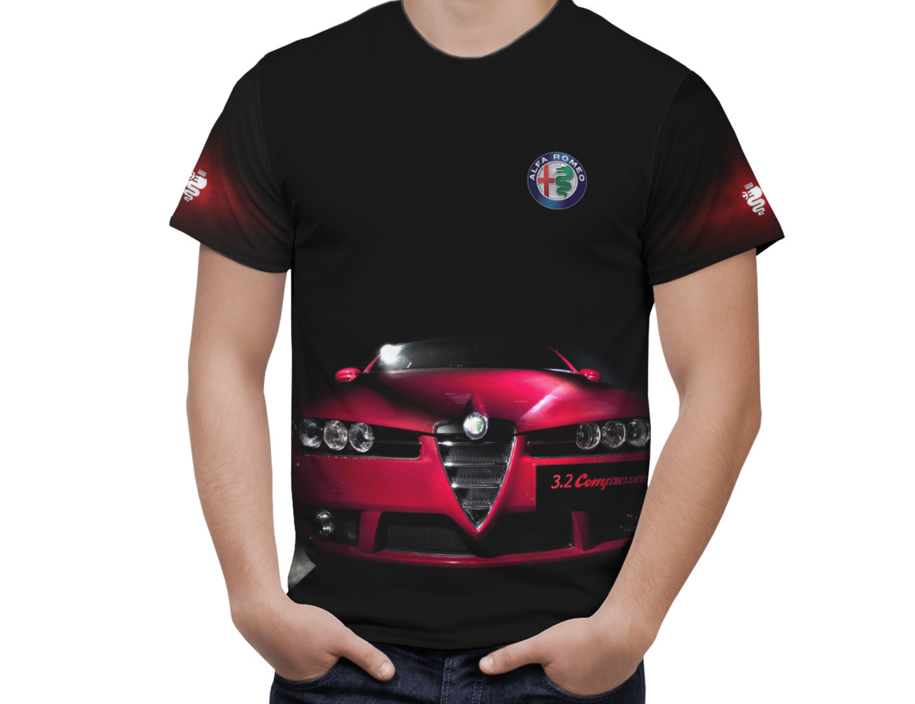 Alfa Romeo Black T-Shirt