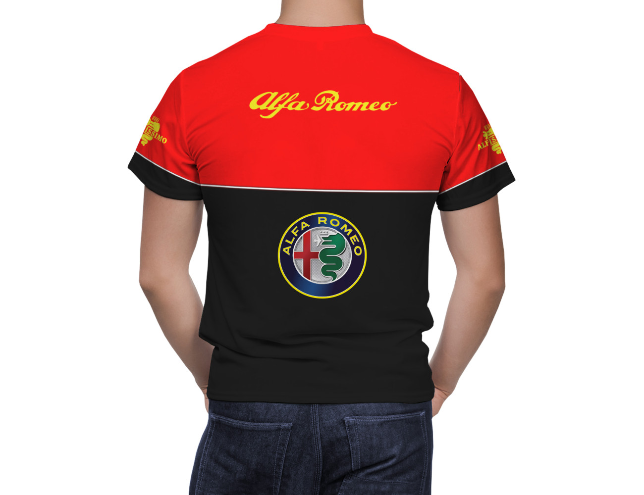 Alfa Romeo Black Red T-Shirt