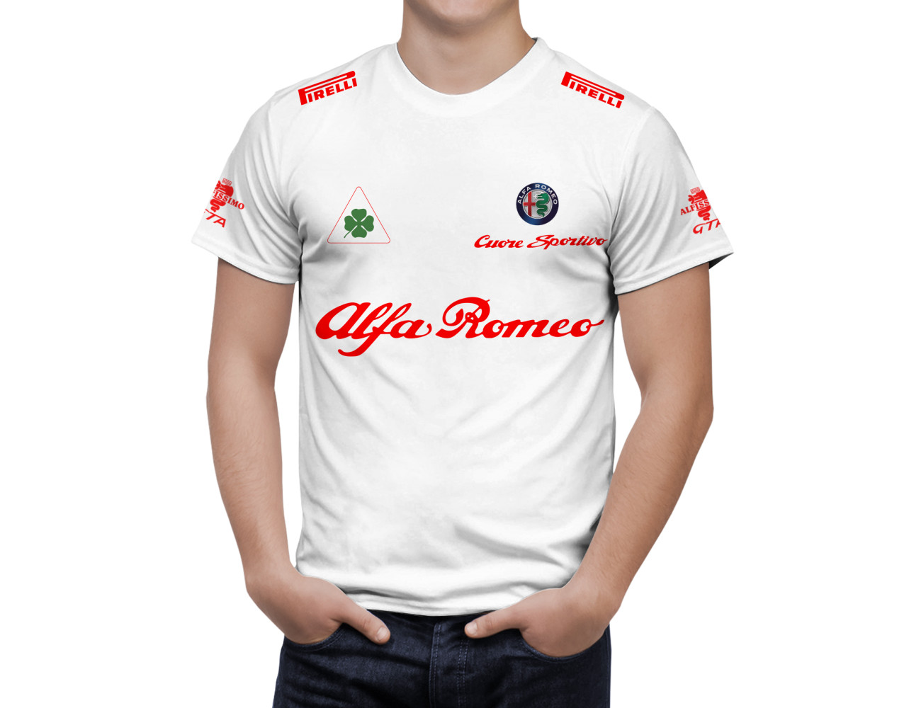 Alfa Romeo White T-Shirt