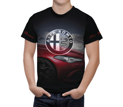 Alfa Romeo Black T-Shirt