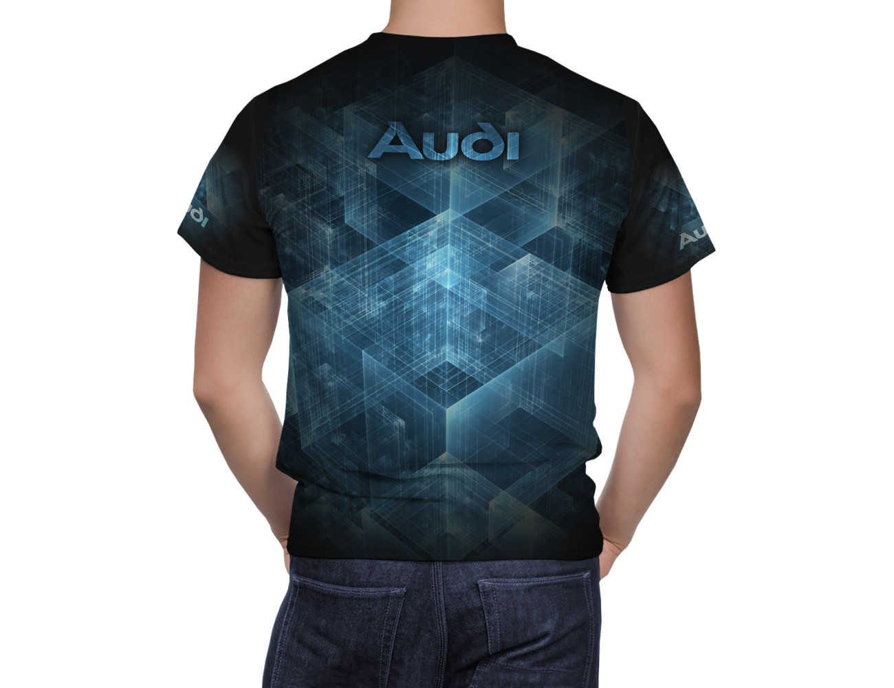 Audi Black Blue Eyes T-Shirt