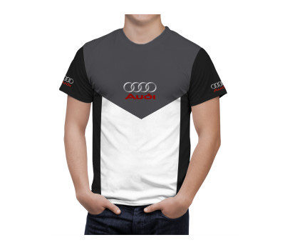 Audi Black Grey T-Shirt