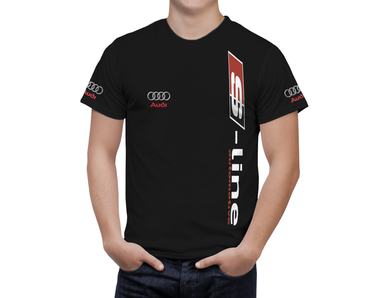 Audi Schwarz T-Shirt