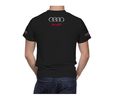 Audi Black Red Streak T-Shirt