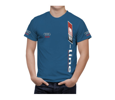 Audi Blau T-Shirt