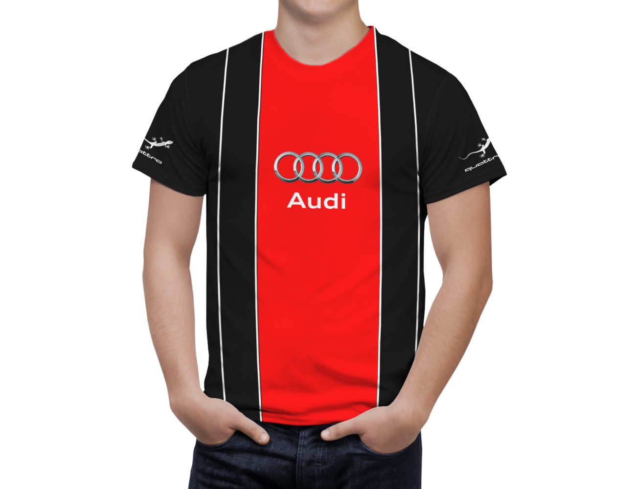 Audi Black Red T-Shirt