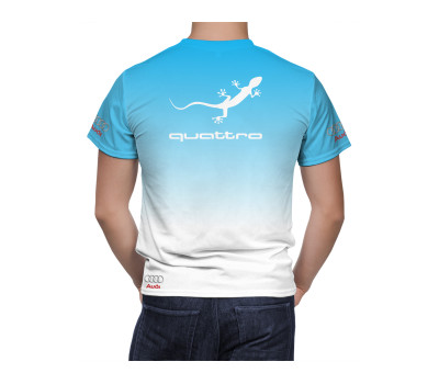 Audi Blau Gradient T-Shirt