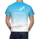 Audi Blau Gradient T-Shirt