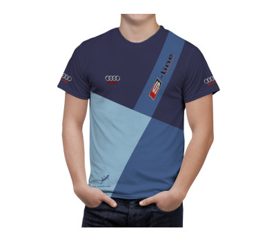Audi Dunkel Blau T-Shirt