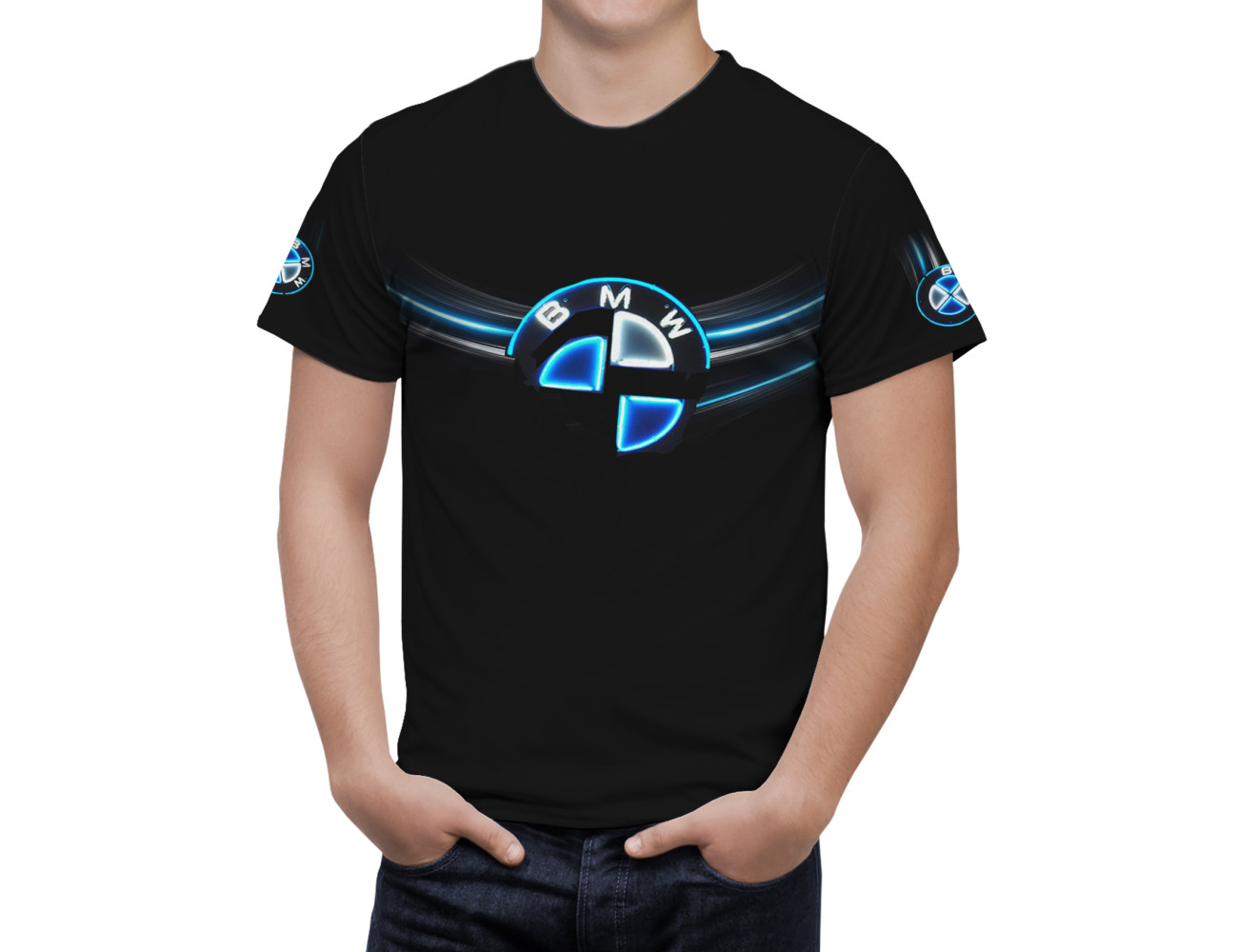 BMW M Power Effect Blau T-Shirt