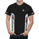 BMW M Performance Schwarz Weiß T-Shirt