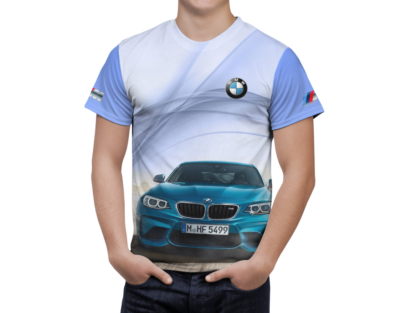 BMW Blue Car T-Shirt