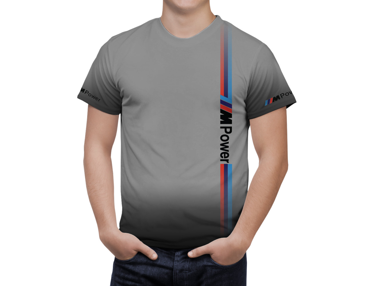 BMW Grau Gradient T-Shirt