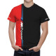 BMW M Power Schwarz Rot T-Shirt