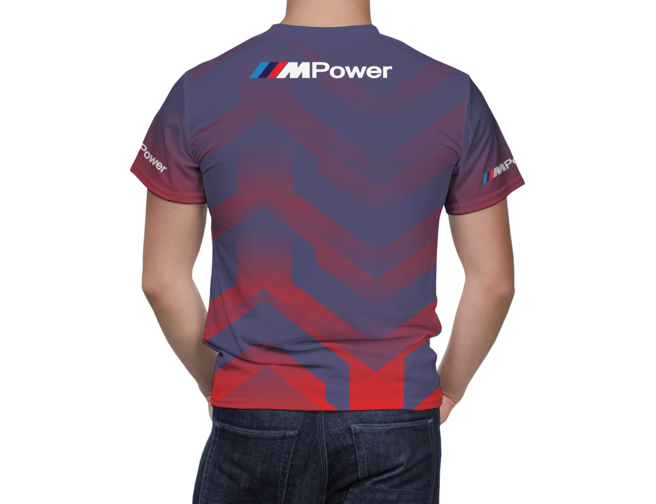 BMW M Power Blue Red T-Shirt