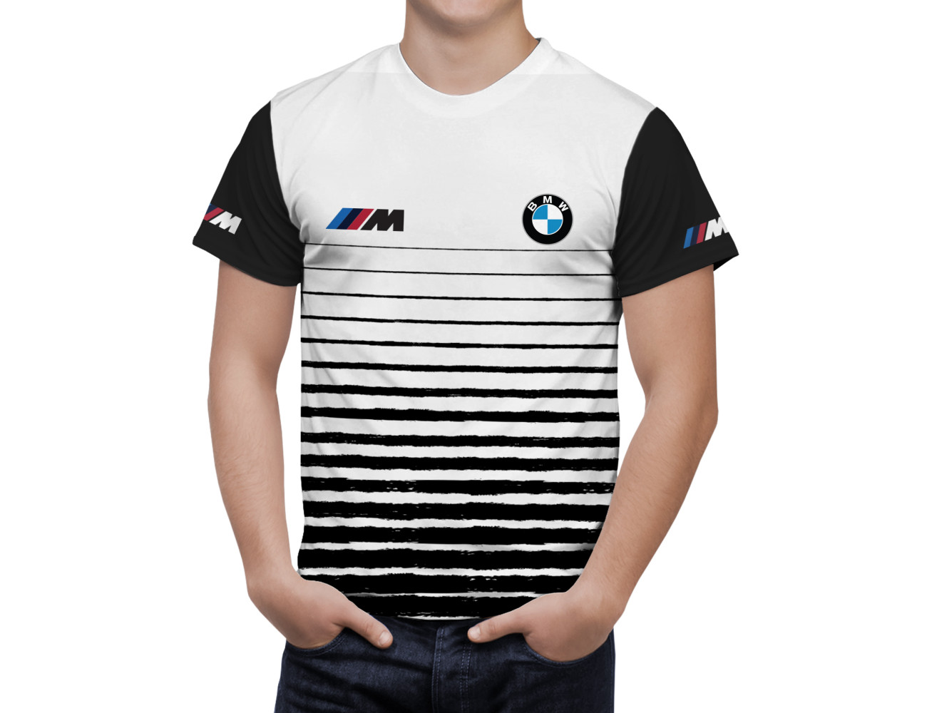 BMW M Power White Line T-Shirt