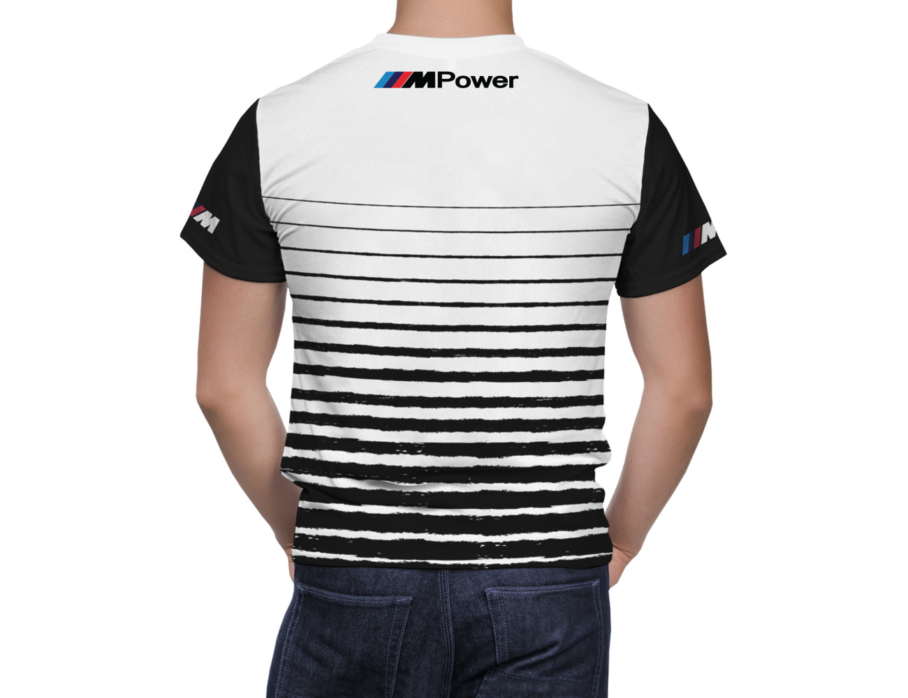 BMW M Power White Line T-Shirt