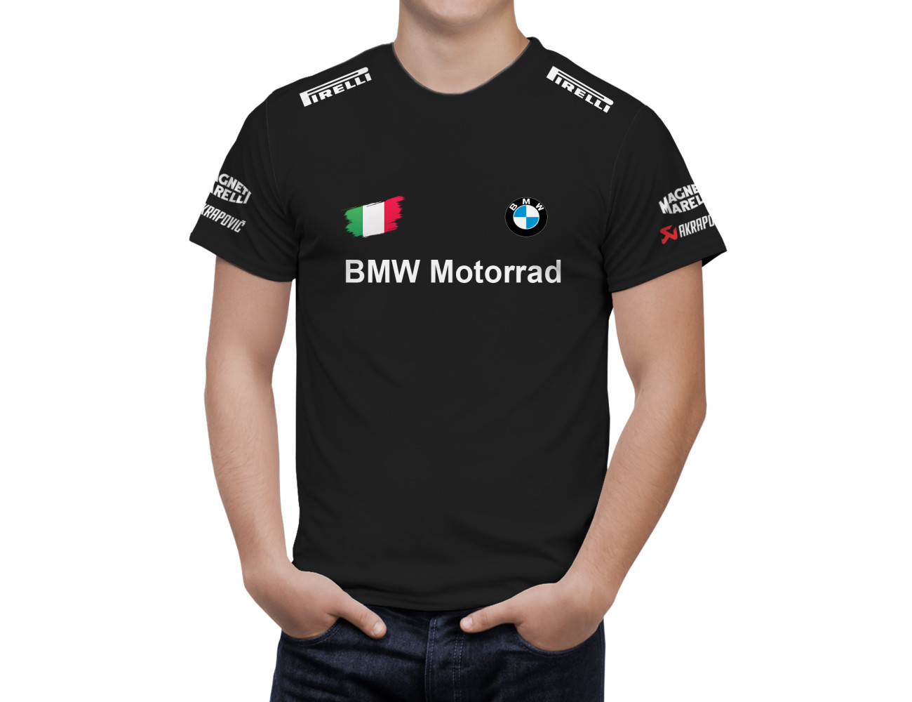 BMW Motorrad Schwarz T-Shirt