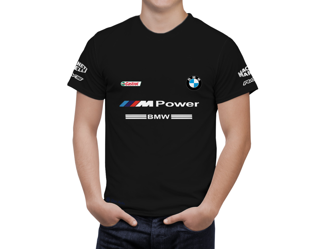 BMW M Power Castrol Schwarz T-Shirt