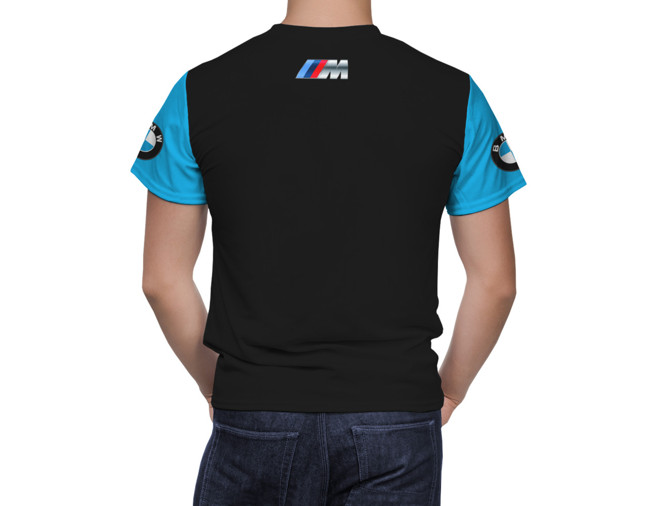 BMW Black Big Logo T-Shirt