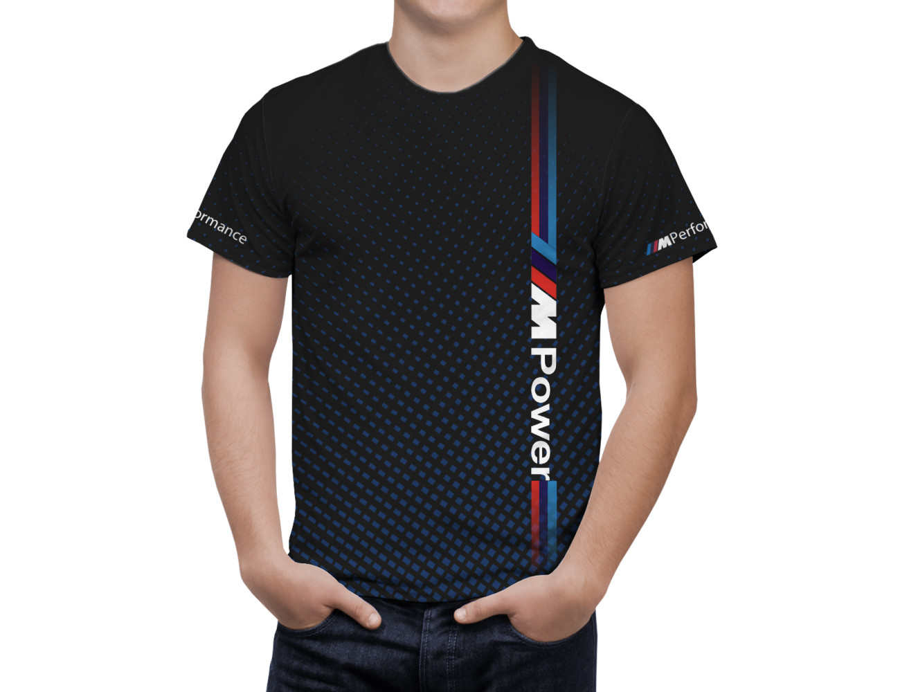 BMW Black Blue Piece T-shirt