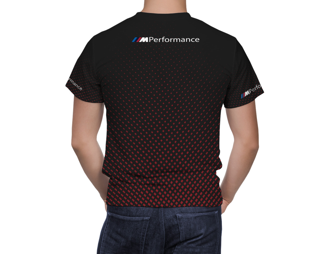 BMW M Power Effect Grid Rot T-Shirt