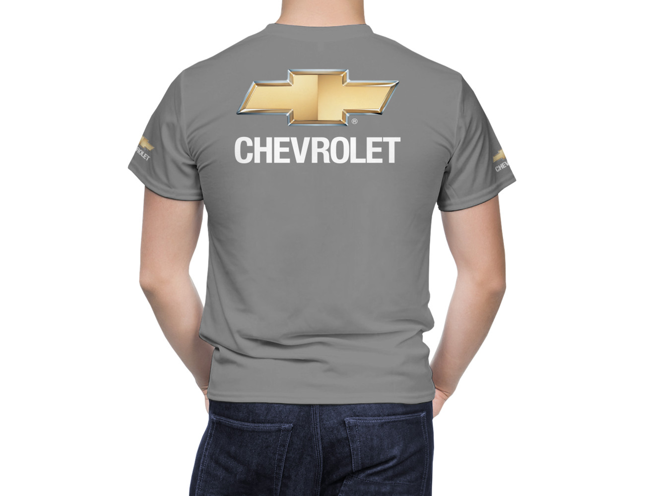 CHEVROLET Grau T-Shirt, CGTS--7036