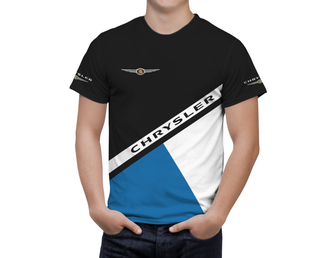 Chrysler Black Blue T-Shirt, CHR-66