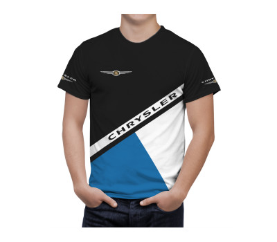 Chrysler Black Blue T-Shirt