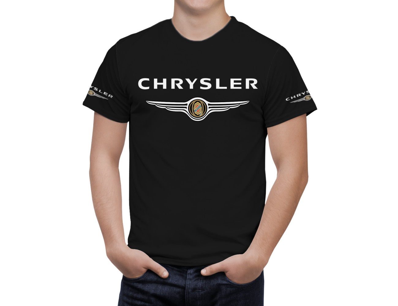 Chrysler Black T-Shirt, CBTS--4666