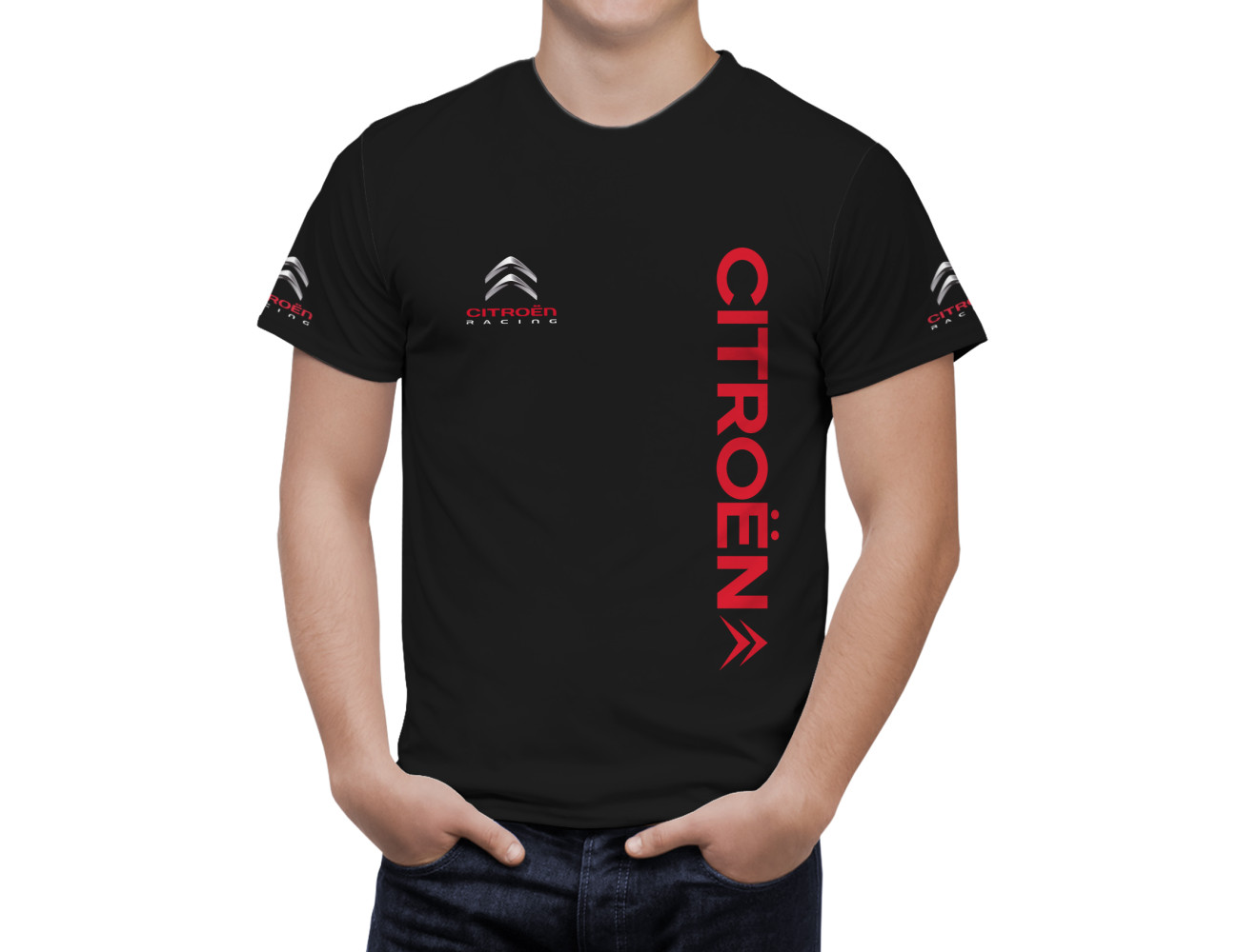 Citroen Black Red T-Shirt