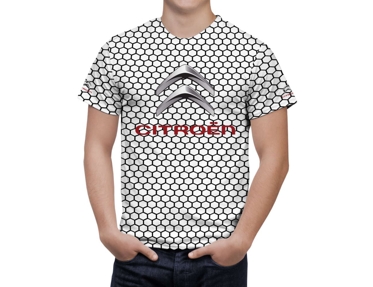 Citroen White Black Shirt