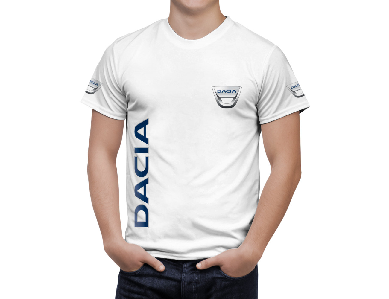 DACIA White T-Shirt, DWTS--2581