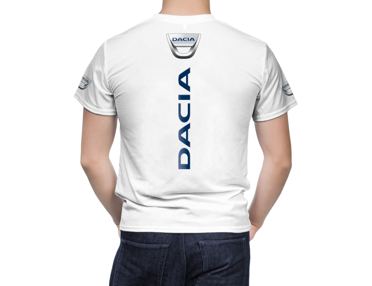 DACIA Weiß T-Shirt, DWTS--2581