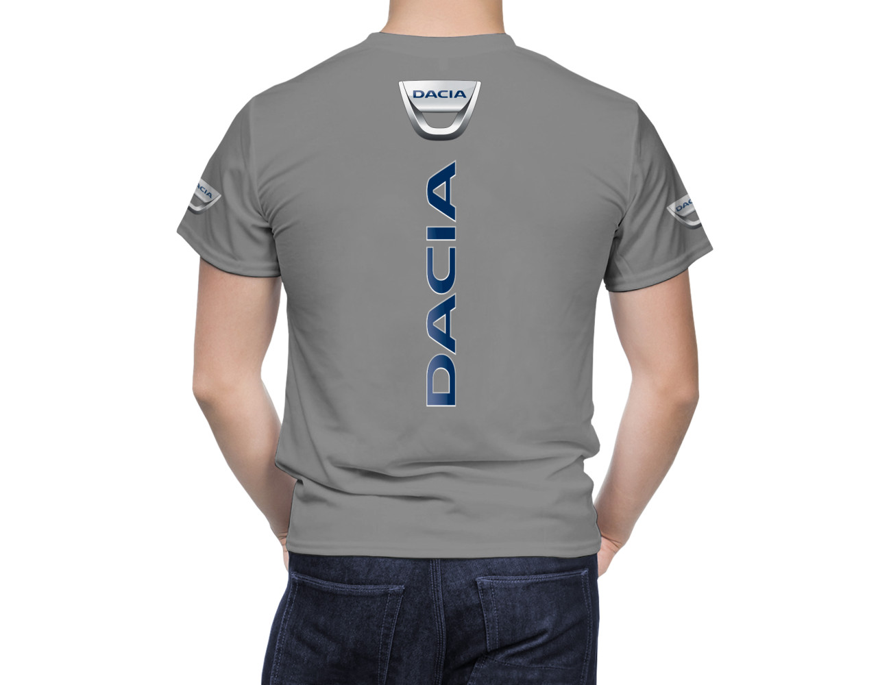 DACIA Grau T-Shirt, DGTS--2228