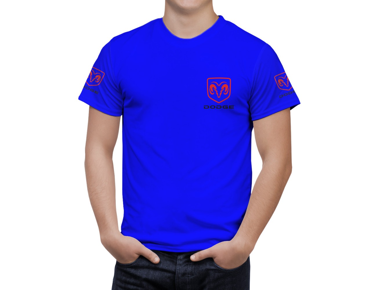 Dodge Blue T-Shirt, DBTS--6332