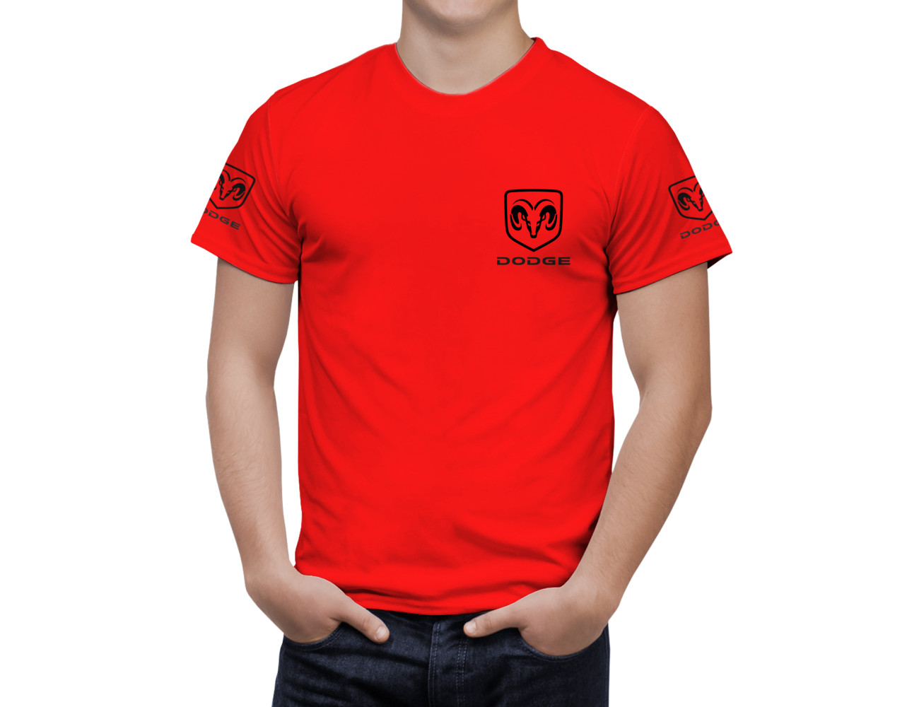 Dodge Red T-Shirt, DWTS--8344