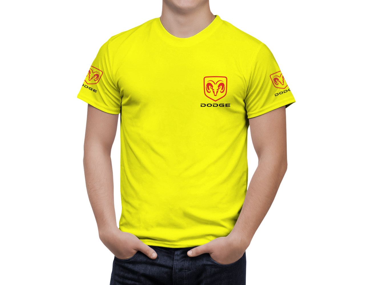 Dodge Yellow T-Shirt, DWTS--8374