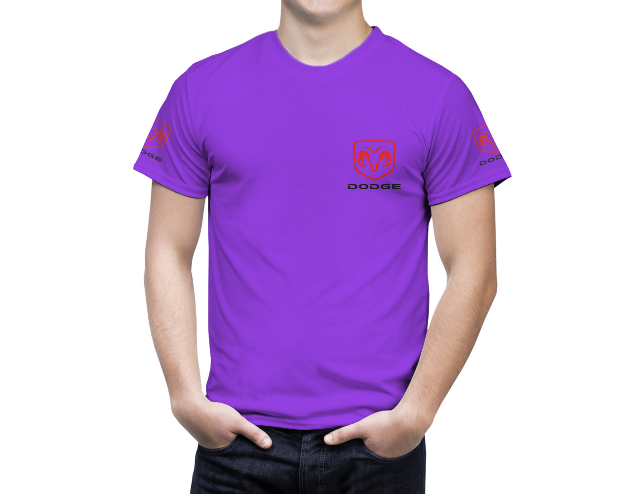 Dodge Purple T-Shirt, DPTS--1073