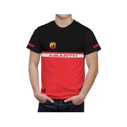 Fiat Abarth Black Red T-Shirt