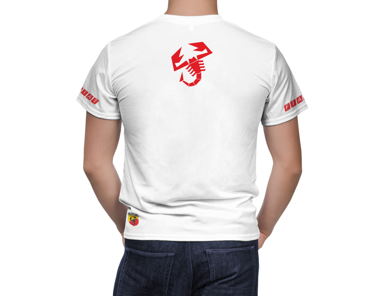 Fiat Abarth White Lines T-Shirt