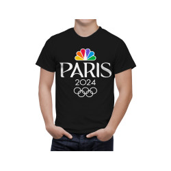 Paris 2024 Olympics Game France Black T-Shirt