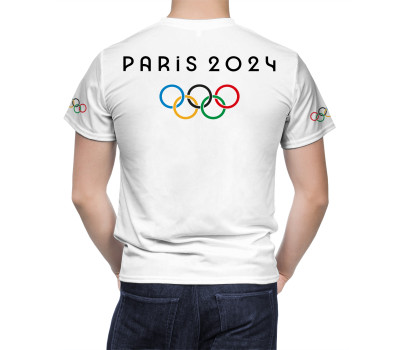 Paris 2024 Olympics Game France White T-Shirt
