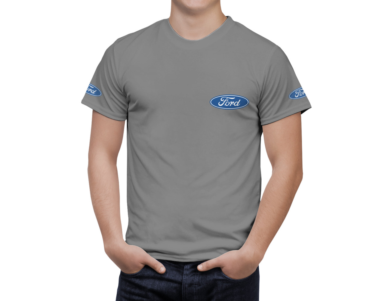 Ford Grau T-Shirt, FGTS--3759