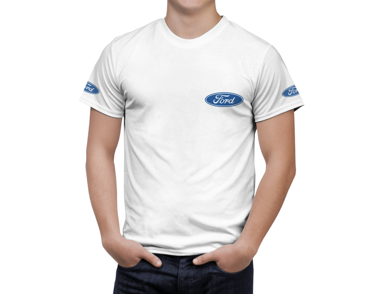 Ford Weiß T-Shirt, FWTS--2338