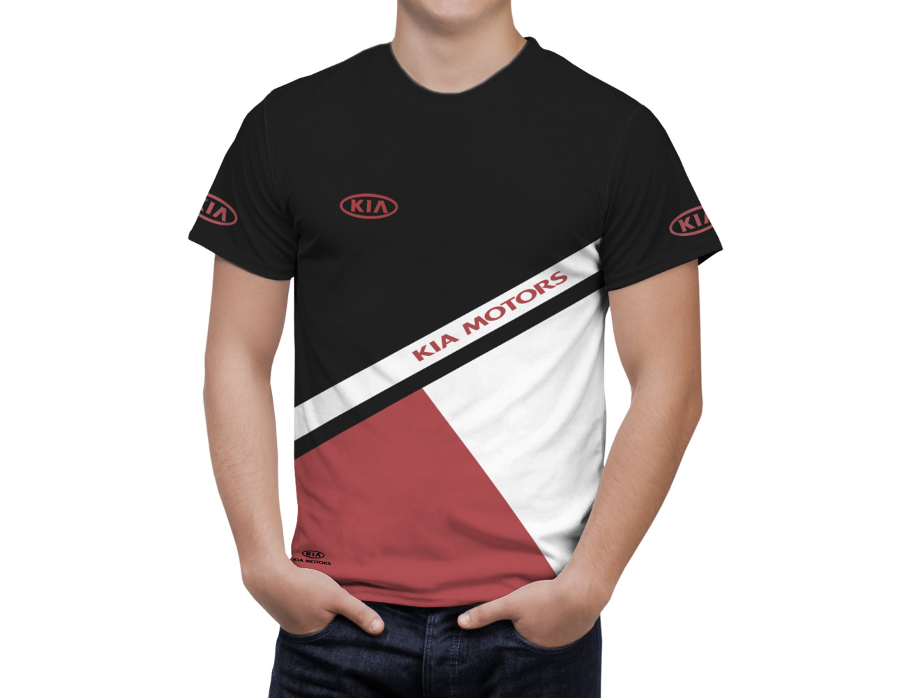 Kia Black Red T-Shirt, KBRTS--4585