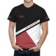 Kia Schwarz Rot T-Shirt, KBRTS--4585