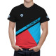 Lancia Black Red T-Shirt, LAN--66