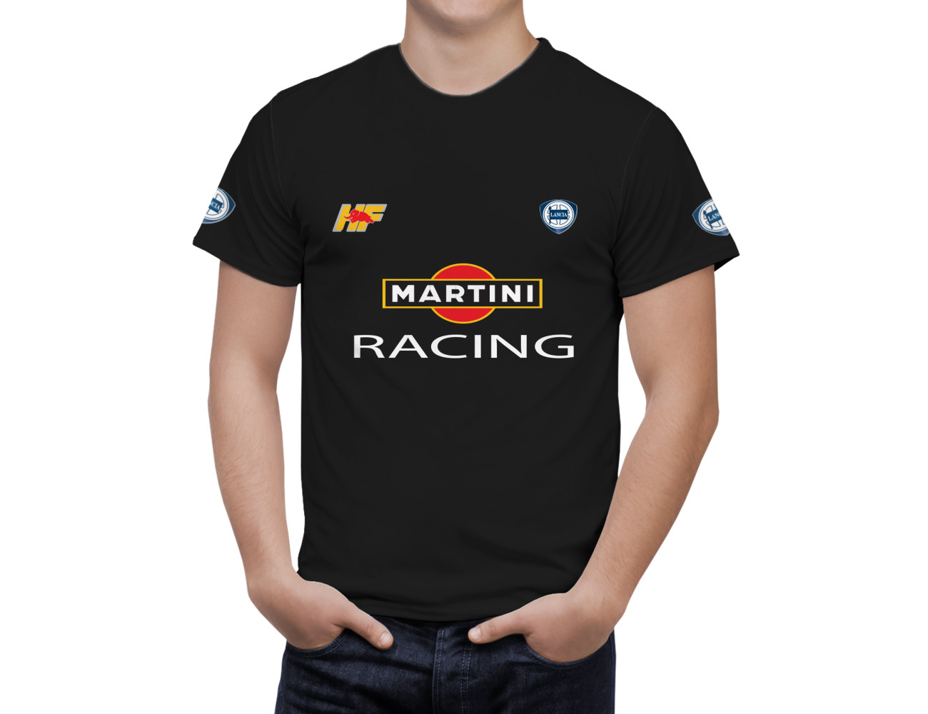 Lancia Black T-Shirt, LBTS--6758