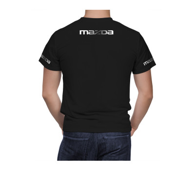 Mazda Schwarz Text T-Shirt Mazda Schwarz Text T-Shirt